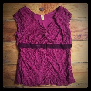 Merona Cap Sleeve Top